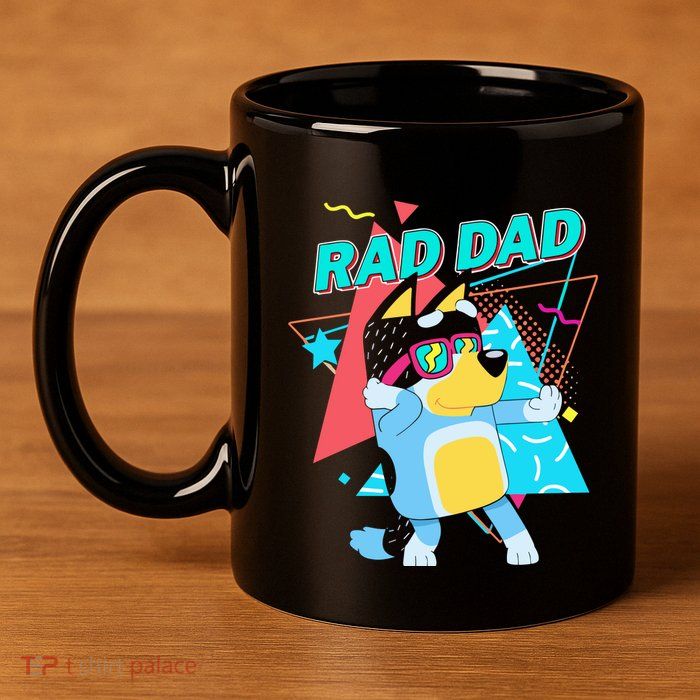 Rad Dad 11oz C Handle Ceramic Mug