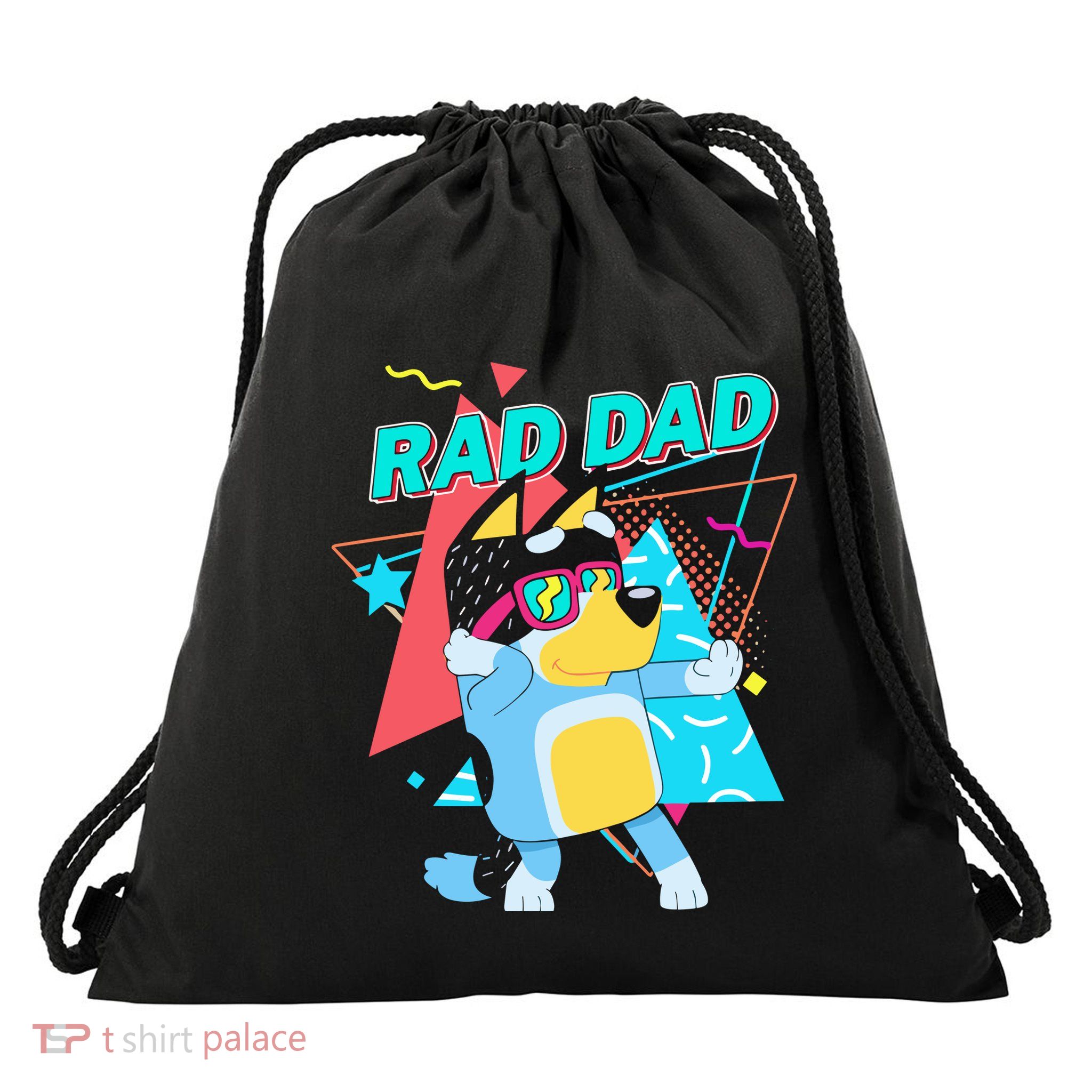 Rad Dad Drawstring Bag