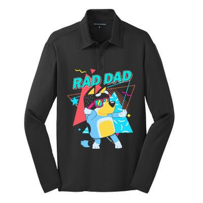 Rad Dad Silk Touch Performance Long Sleeve Polo