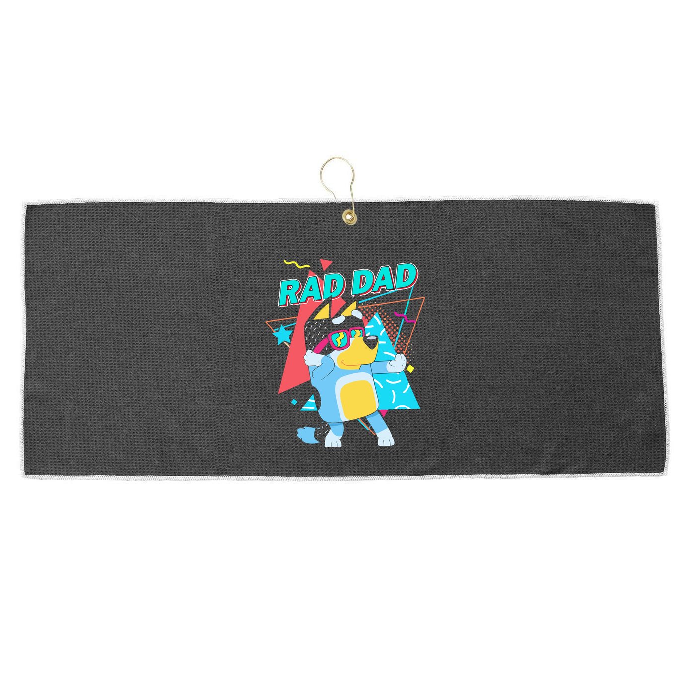 Rad Dad Large Microfiber Waffle Golf Towel