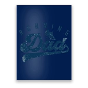 Running Dad Runner Gifts Daddy Fathers Day Poster