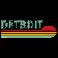 Retro Detroit Sunset Logo Backpack