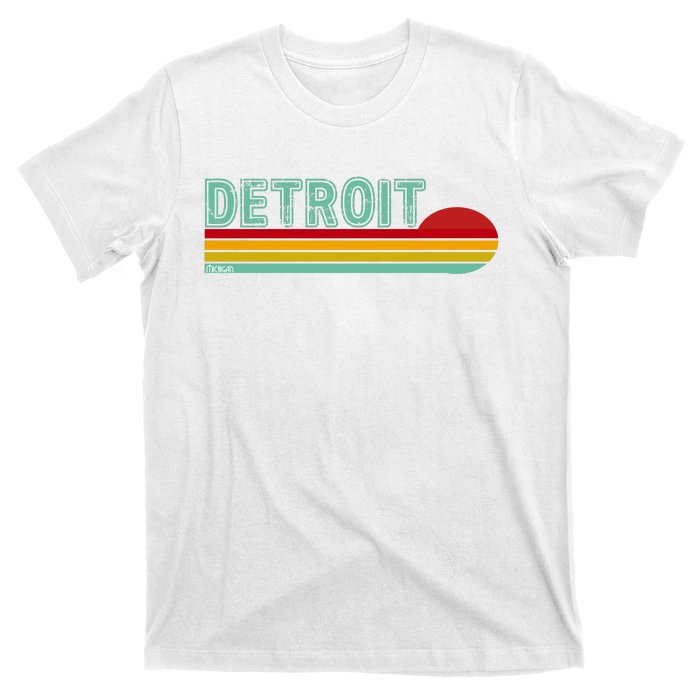 Retro Detroit Sunset Logo T-Shirt