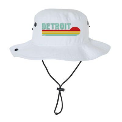 Retro Detroit Sunset Logo Legacy Cool Fit Booney Bucket Hat