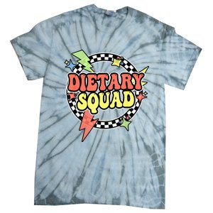 Retro Dietary Squad Dietary Appreciation Week For Staff Tie-Dye T-Shirt