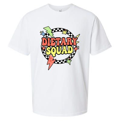 Retro Dietary Squad Dietary Appreciation Week For Staff Sueded Cloud Jersey T-Shirt