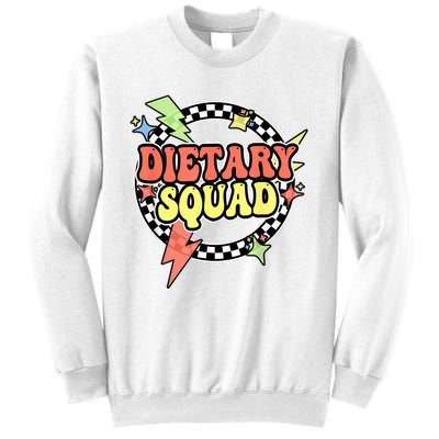 Retro Dietary Squad Dietary Appreciation Week For Staff Sweatshirt