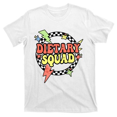 Retro Dietary Squad Dietary Appreciation Week For Staff T-Shirt