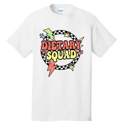 Retro Dietary Squad Dietary Appreciation Week For Staff Tall T-Shirt