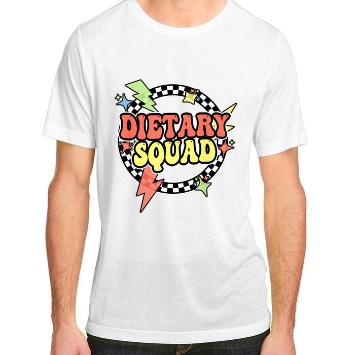 Retro Dietary Squad Dietary Appreciation Week For Staff Adult ChromaSoft Performance T-Shirt