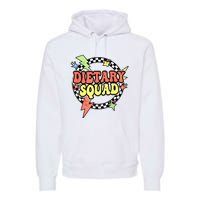 Retro Dietary Squad Dietary Appreciation Week For Staff Premium Hoodie