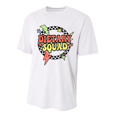 Retro Dietary Squad Dietary Appreciation Week For Staff Performance Sprint T-Shirt