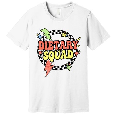 Retro Dietary Squad Dietary Appreciation Week For Staff Premium T-Shirt