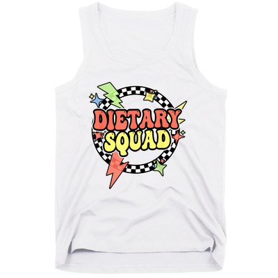 Retro Dietary Squad Dietary Appreciation Week For Staff Tank Top