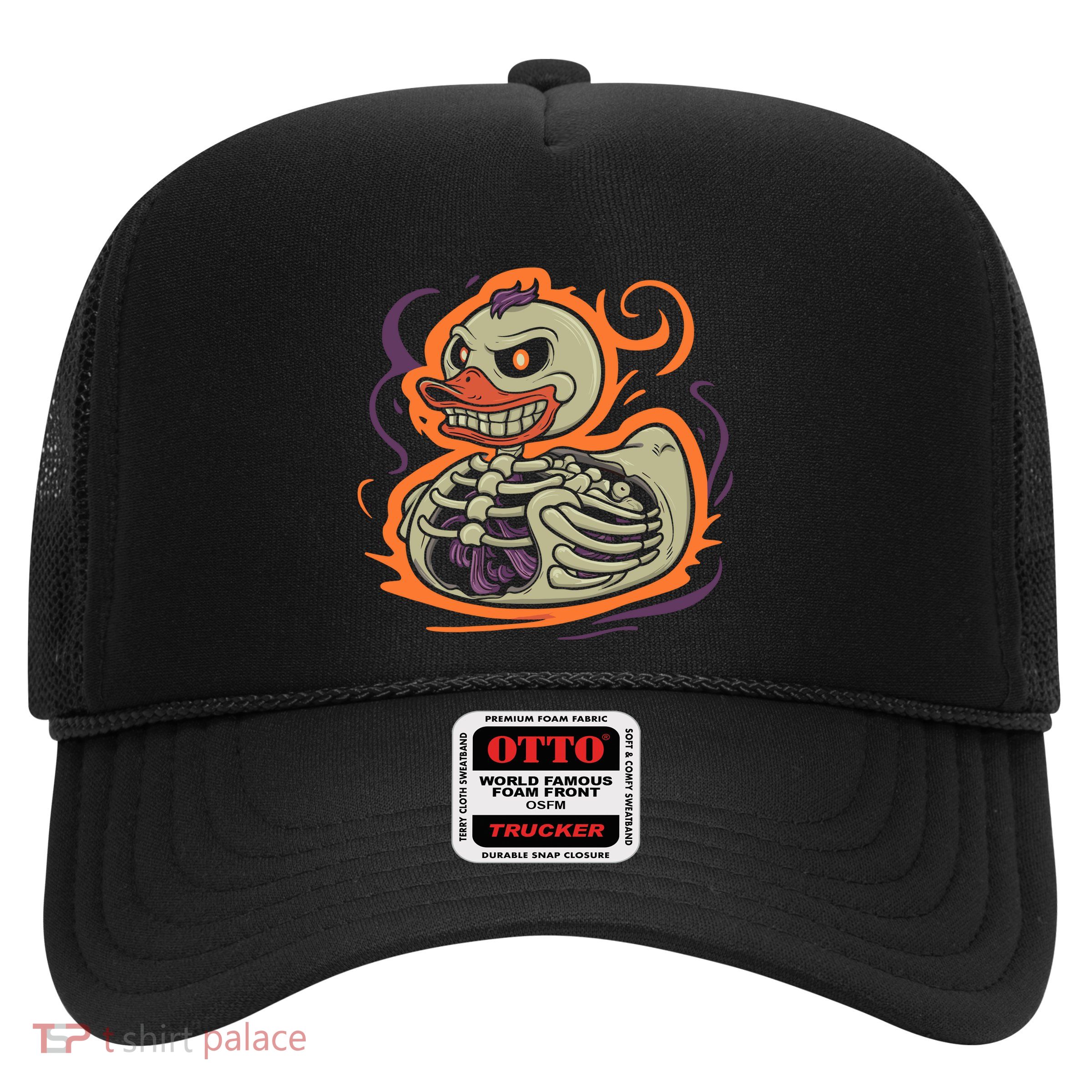 Rubber Duck Skeleton Rubber Duckie Costume Party Trucker Hat