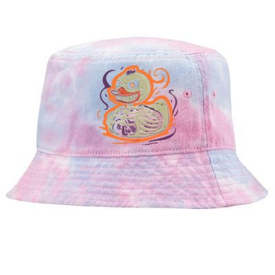 Rubber Duck Skeleton Rubber Duckie Costume Party Tie-Dyed Bucket Hat