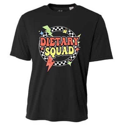 Retro Dietary Squad Dietary Appreciation Week For Staff Gift Cooling Performance Crew T-Shirt