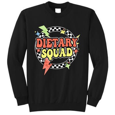 Retro Dietary Squad Dietary Appreciation Week For Staff Gift Sweatshirt