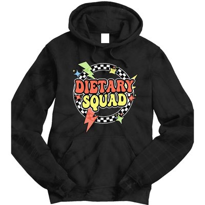 Retro Dietary Squad Dietary Appreciation Week For Staff Gift Tie Dye Hoodie