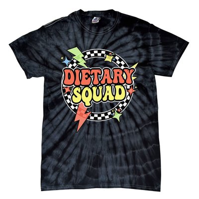 Retro Dietary Squad Dietary Appreciation Week For Staff Gift Tie-Dye T-Shirt