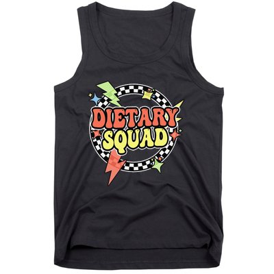 Retro Dietary Squad Dietary Appreciation Week For Staff Gift Tank Top