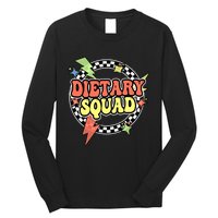 Retro Dietary Squad Dietary Appreciation Week For Staff Long Sleeve Shirt