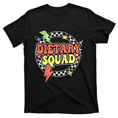 Retro Dietary Squad Dietary Appreciation Week For Staff T-Shirt