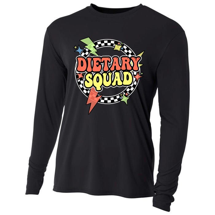 Retro Dietary Squad Dietary Appreciation Week For Staff Cooling Performance Long Sleeve Crew