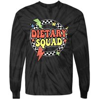 Retro Dietary Squad Dietary Appreciation Week For Staff Tie-Dye Long Sleeve Shirt