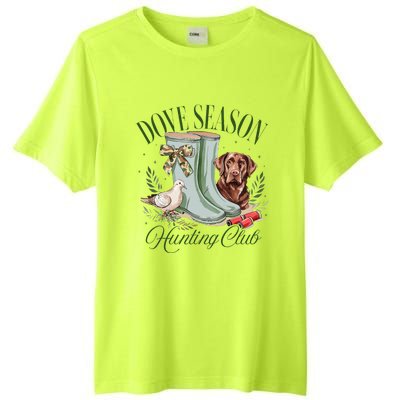 Retro Dove Season Hunting Club Camo Coquette Bow With Dog Tall Fusion ChromaSoft Performance T-Shirt