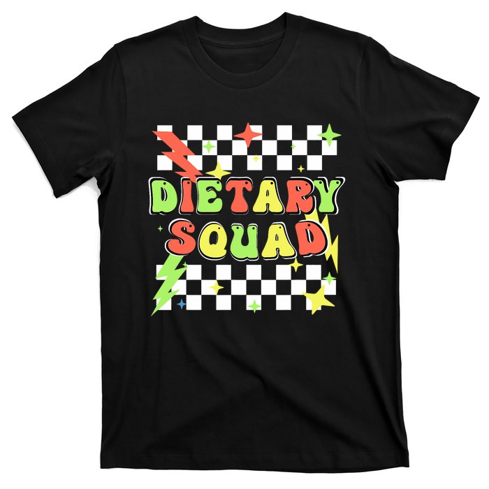 Retro Dietary Squad Dietary Appreciation Week For Staff T-Shirt