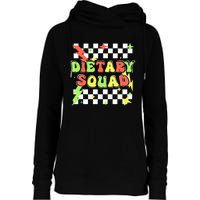 Retro Dietary Squad Dietary Appreciation Week For Staff Womens Funnel Neck Pullover Hood