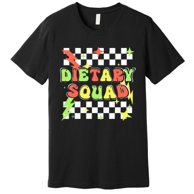 Retro Dietary Squad Dietary Appreciation Week For Staff Premium T-Shirt