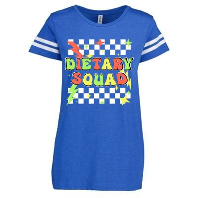 Retro Dietary Squad Dietary Appreciation Week For Staff Enza Ladies Jersey Football T-Shirt