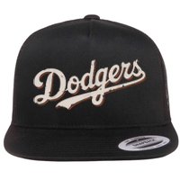 Retro Dodgers Style Classic Flat Bill Trucker Hat