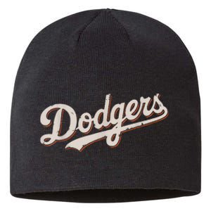 Retro Dodgers Style Classic Sustainable Beanie