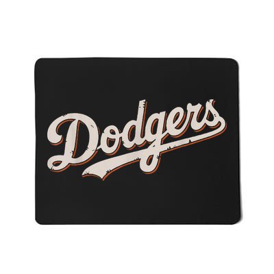 Retro Dodgers Style Classic Mousepad