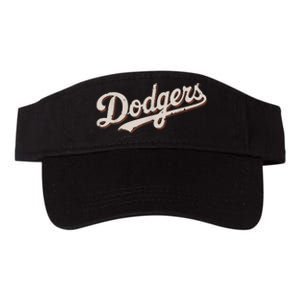 Retro Dodgers Style Classic Valucap Bio-Washed Visor