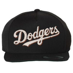 Retro Dodgers Style Classic Wool Snapback Cap