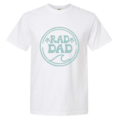 Rad Dad Surf Matching Birthday The Big One 1st Birthday Garment-Dyed Heavyweight T-Shirt