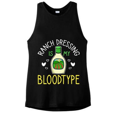 Ranch Dressing Salad Sauce Ladies PosiCharge Tri-Blend Wicking Tank