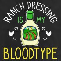 Ranch Dressing Salad Sauce 7 Panel Mesh Trucker Snapback Hat