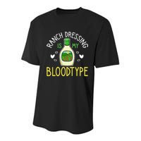 Ranch Dressing Salad Sauce Youth Performance Sprint T-Shirt