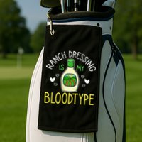 Ranch Dressing Salad Sauce Golf Towel