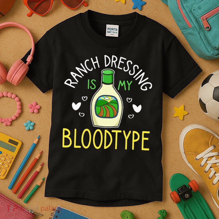 Ranch Dressing Salad Sauce Kids T-Shirt
