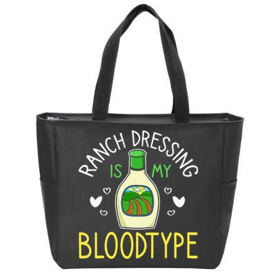 Ranch Dressing Salad Sauce Zip Tote Bag