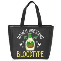 Ranch Dressing Salad Sauce Zip Tote Bag