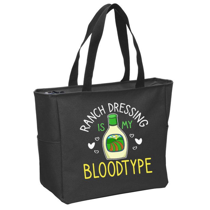 Ranch Dressing Salad Sauce Zip Tote Bag