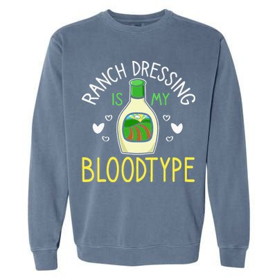 Ranch Dressing Salad Sauce Garment-Dyed Sweatshirt