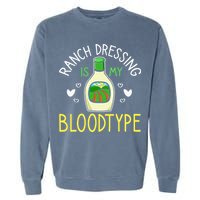 Ranch Dressing Salad Sauce Garment-Dyed Sweatshirt
